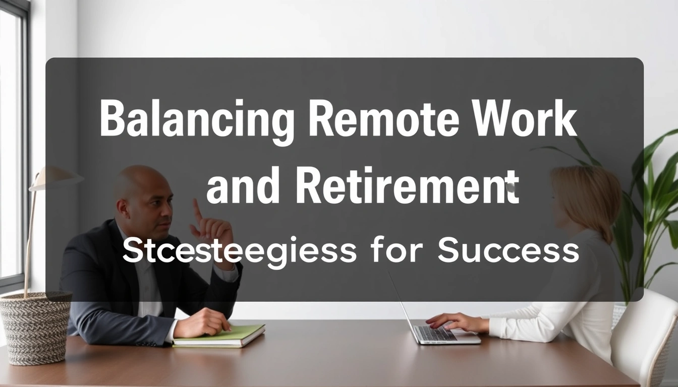 Balancing Remote Work and Retirement: Strategies for Success