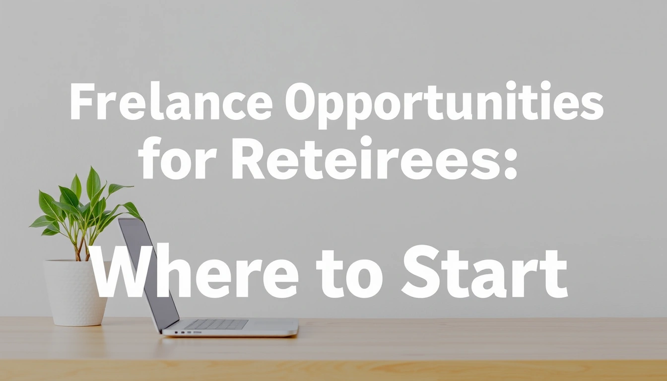 Freelance Opportunities for Retirees: Where to Start Freelance Opportunities for Retirees: Where to Start