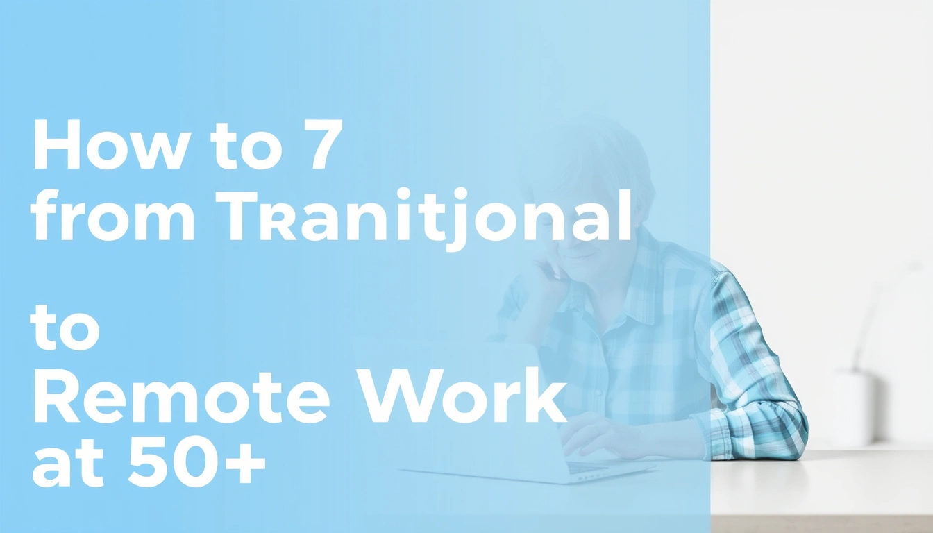 How to Transition from Traditional Jobs to Remote Work at 50+
