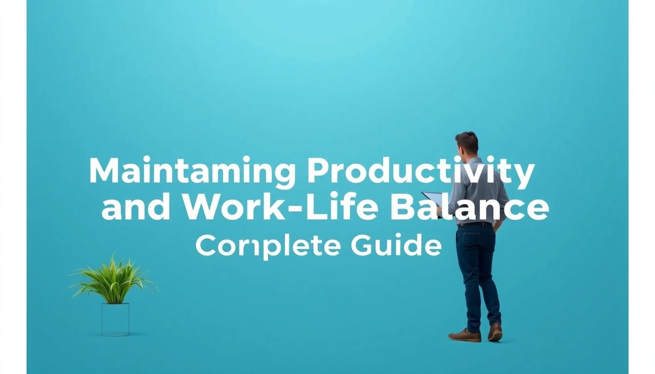 Maintaining Productivity and Work-Life Balance — The Complete Guide