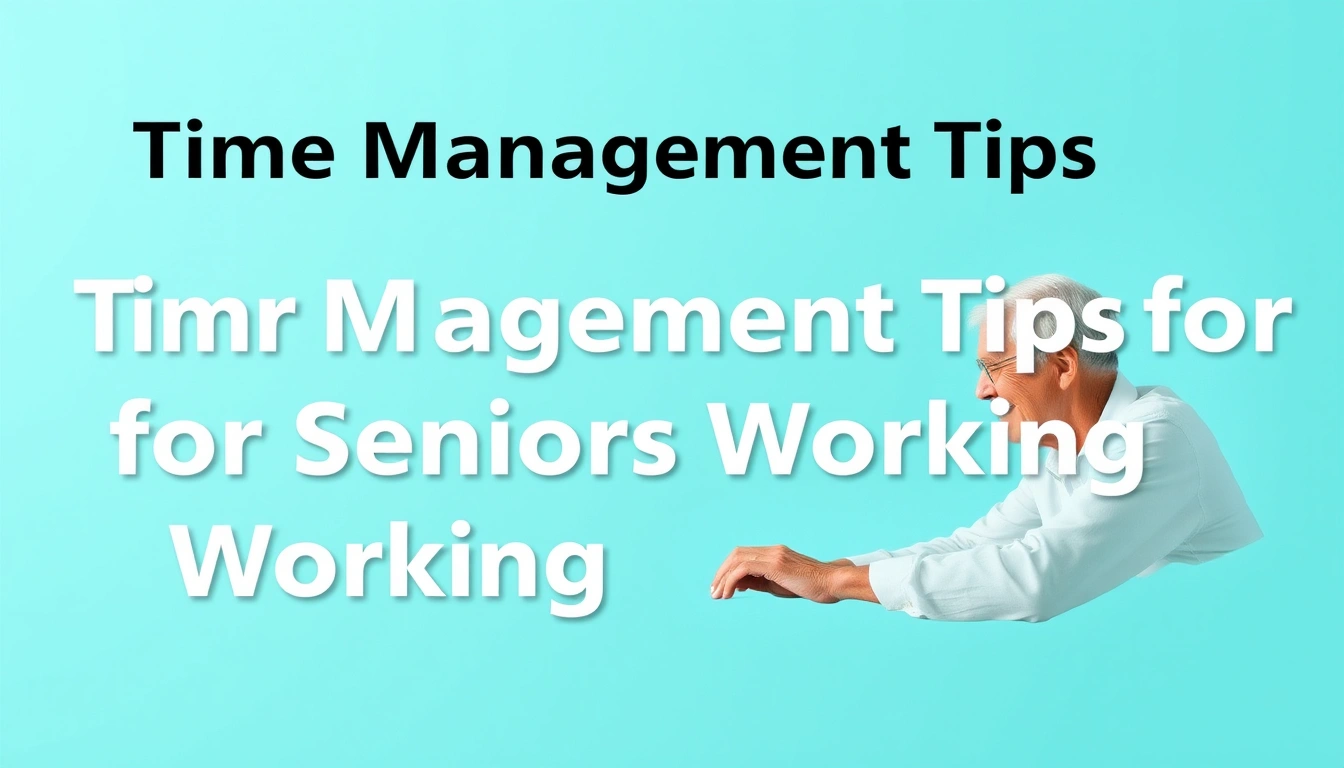 Time Management Tips for Seniors Working from Home Time Management Tips for Seniors Working from Home